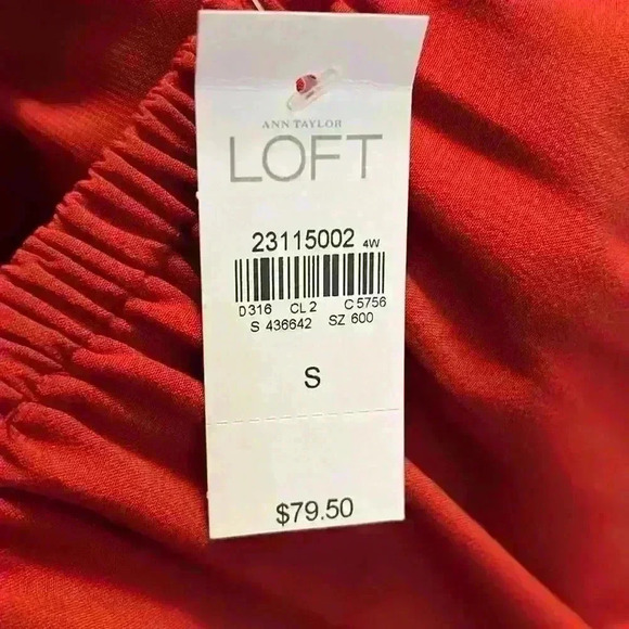 Loft red dress - Picture 6 of 6